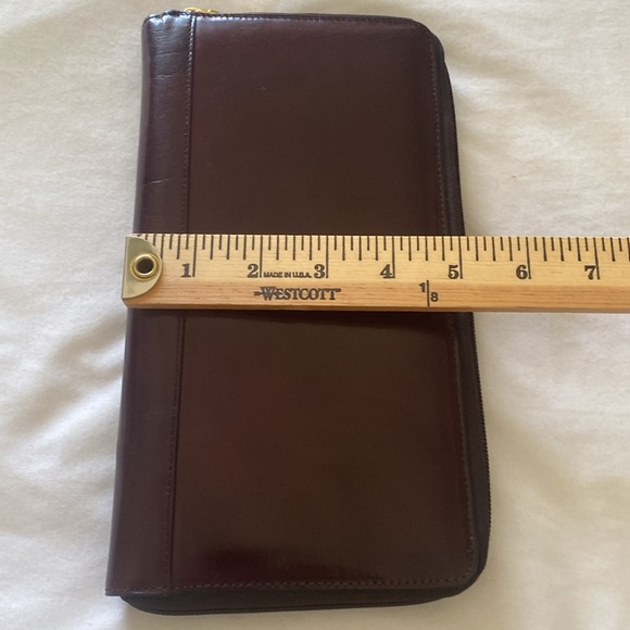 Emerson by Ricardo Beverly Hills Brown Leather Wallet/ Clutch Bag NWOT - Picture 11 of 11